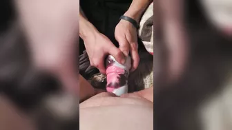 Stretching my pussy with my bad dragon