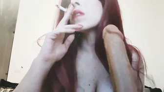 Smoke fetish only. Smoke with dildo