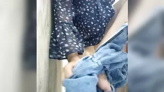 Hot Indian new wife became my maid in bathroom