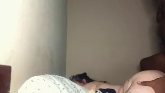 boyfriend fucks me doggy to shaking orgasm