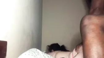 boyfriend fucks me doggy to shaking orgasm