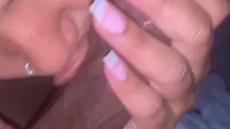 LATINA WITH BIG TITTS SUCKS THE SOUL OUT OF KING BBC