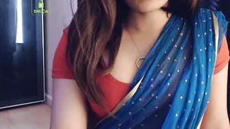 Cammodel BadGirlLHR in Saree