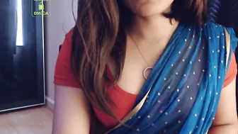 Cammodel BadGirlLHR in Saree