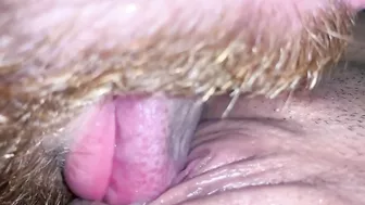 Closeup pussy licking girlfriends pretty pussy