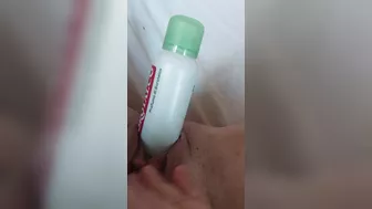 Masturbation with deodorant