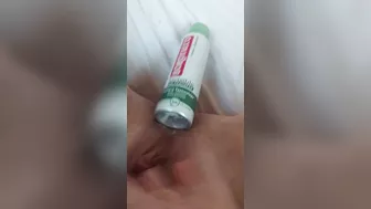 Masturbation with deodorant