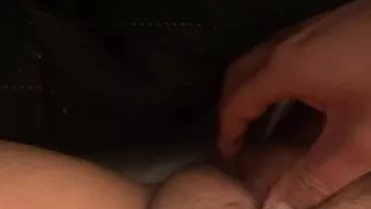 PLAYING WITH MY HARD NIPPLES AND CLIT.. WATCH MY CLIT CONTRACTIONS!