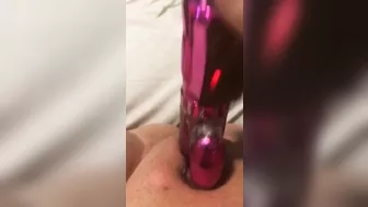 Moaning with my vibrator