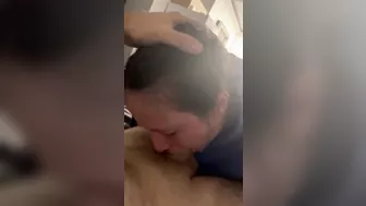 Little Bitch Stuffs Whole Cock in Her Throat