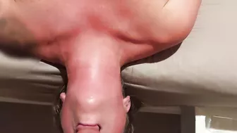 Messy POV blowjob has this cumslut begging for more