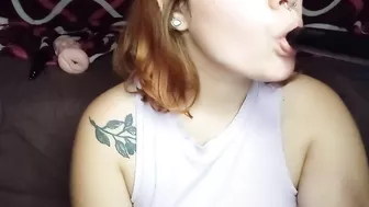 sucking big black vibrator