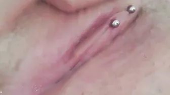 my pussy gets extremely wet and juicy after I play with my clit.