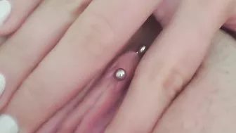 my pussy gets extremely wet and juicy after I play with my clit.