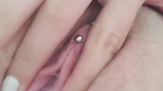 my pussy gets extremely wet and juicy after I play with my clit.