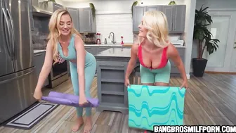 She loves her yoga instructor's big round ass