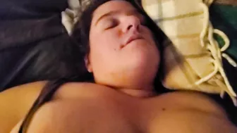 Big titty momma takes dick