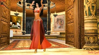 FANTASY GIRL RED BELLY DANCER