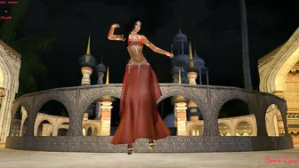 FANTASY GIRL RED BELLY DANCER