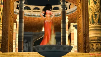 FANTASY GIRL RED BELLY DANCER