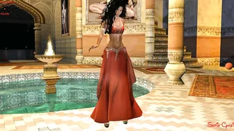 FANTASY GIRL RED BELLY DANCER