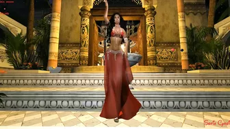 FANTASY GIRL RED BELLY DANCER