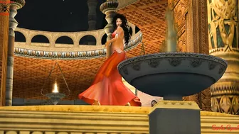 FANTASY GIRL RED BELLY DANCER