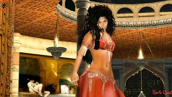 FANTASY GIRL RED BELLY DANCER