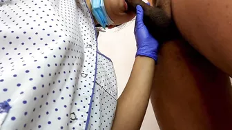 A special treatment from the sexy nurse