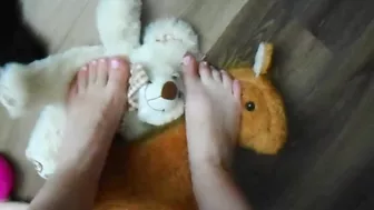 Teddy under my feet