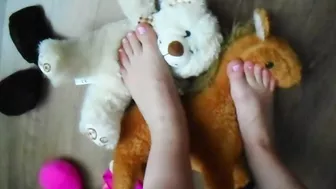 Teddy under my feet