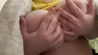 Touching my Big Tits