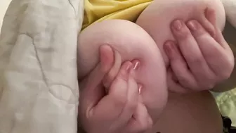 Touching my Big Tits