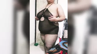 Desi Bbw Slave With Wiph waiting for her Master Huge Ass Huge Boobs