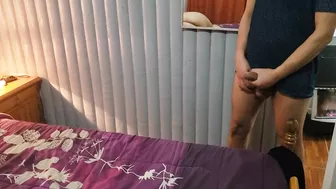 Stepson visits stepmom's bed while she rests