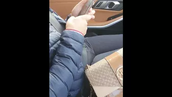 Step mom fucked in the car through mini dress before bachelor party