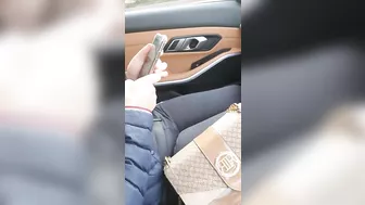 Step mom fucked in the car through mini dress before bachelor party