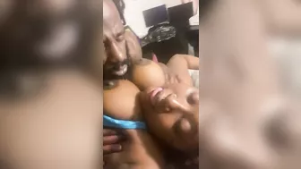 SUCKING ON SOFT BREASTS 1 BY 1 THEN SUCK HER TONGUE RING BEFORE SHE CUMS!!!!!!