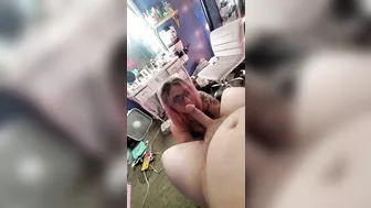 ** POV BLOWJOB** Cute tattooed emo girl gagging on cock