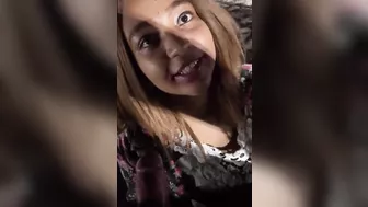 BRAZILIAN GIRL GETS CUM IN MOUTH IN PUBLIC