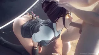 Fortnite - Rook on Her Knees Blowjob Animation (Soun)