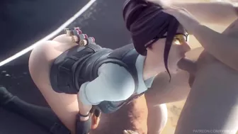 Fortnite - Rook on Her Knees Blowjob Animation (Soun)