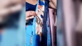 Tamil wife Swetha Saree change