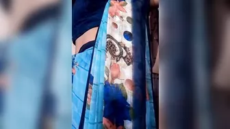 Tamil wife Swetha Saree change