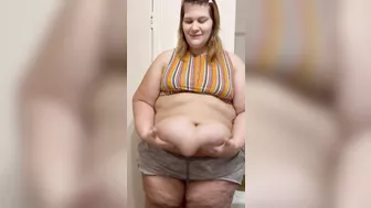 Ssbbw belly play