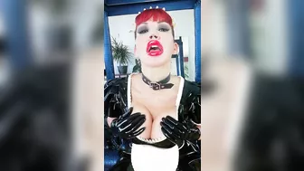 Latex Maid with Big Tits want your cum