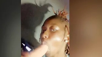 Creamy Ebony Slut Masterbating ????