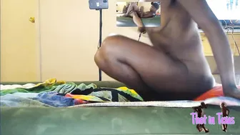 Chocolate Pussy Pumping Attack Amateur African American Milf Fuck Down