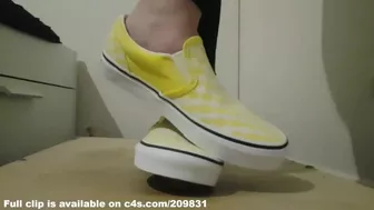 VANS Slip-on Cock Crush and Cum