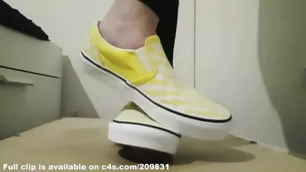 VANS Slip-on Cock Crush and Cum